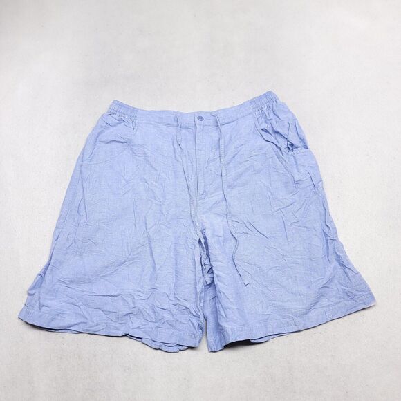 Elisabeth Casual Button Zip Chino Short Shorts Womens Size 16 Blue - Picture 1 of 9
